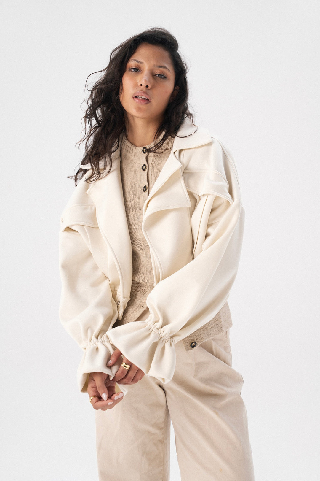 The Winter Cuff Cropped Jacket