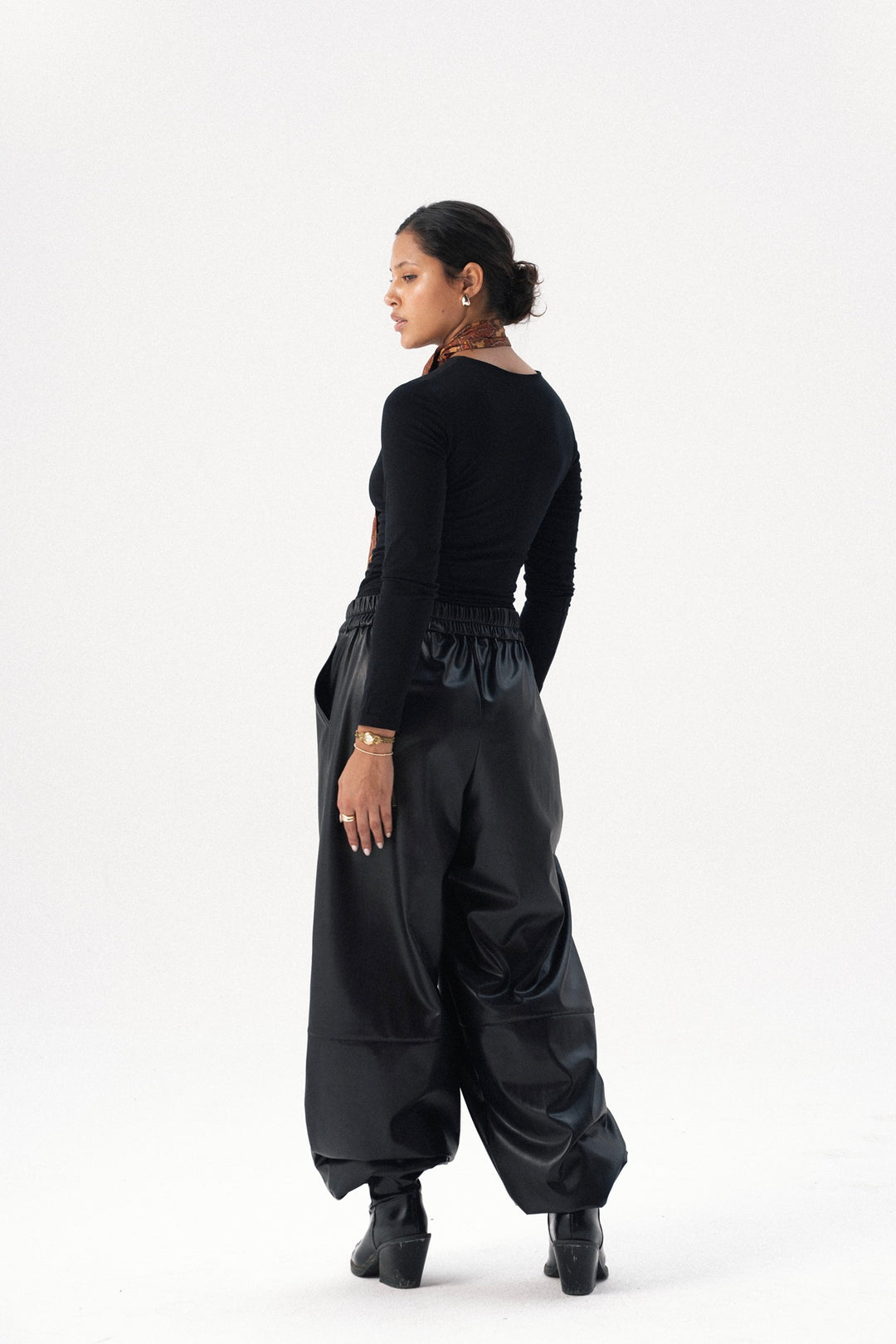 Balloon Leather Pants