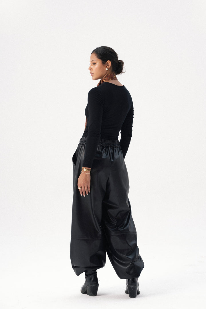 Balloon Leather Pants