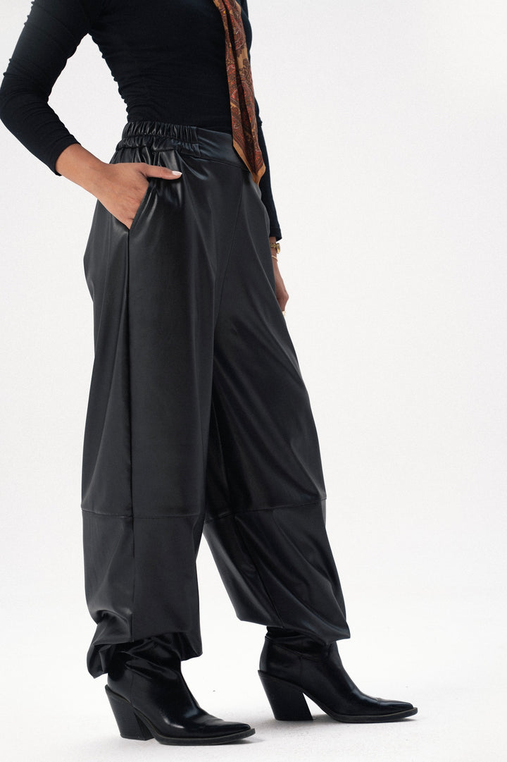 Balloon Leather Pants