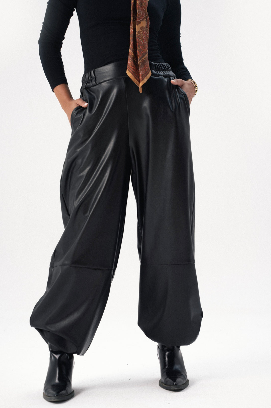 Balloon Leather Pants