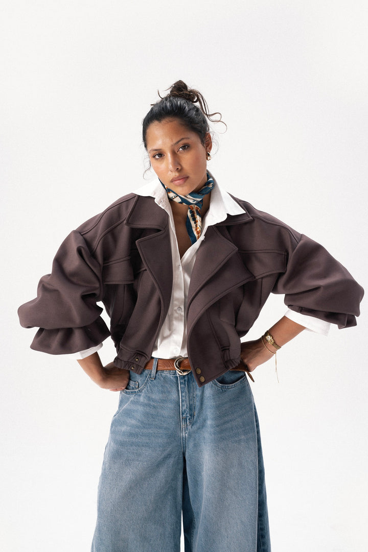 The Winter Cuff Cropped Jacket