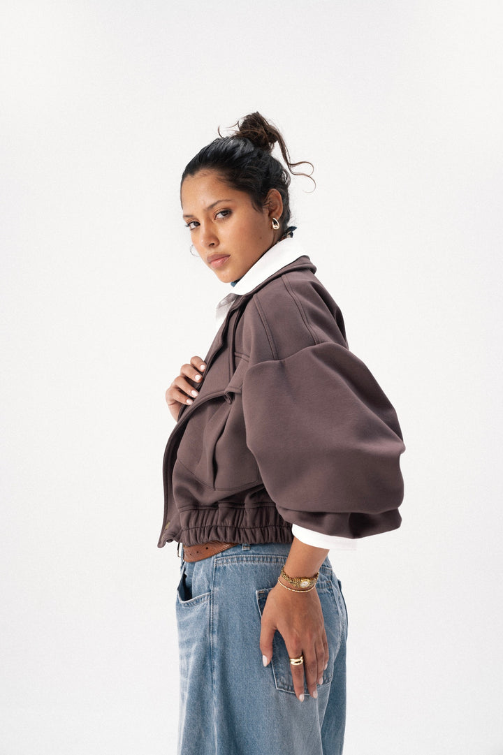 The Winter Cuff Cropped Jacket