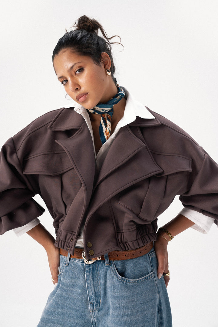 The Winter Cuff Cropped Jacket