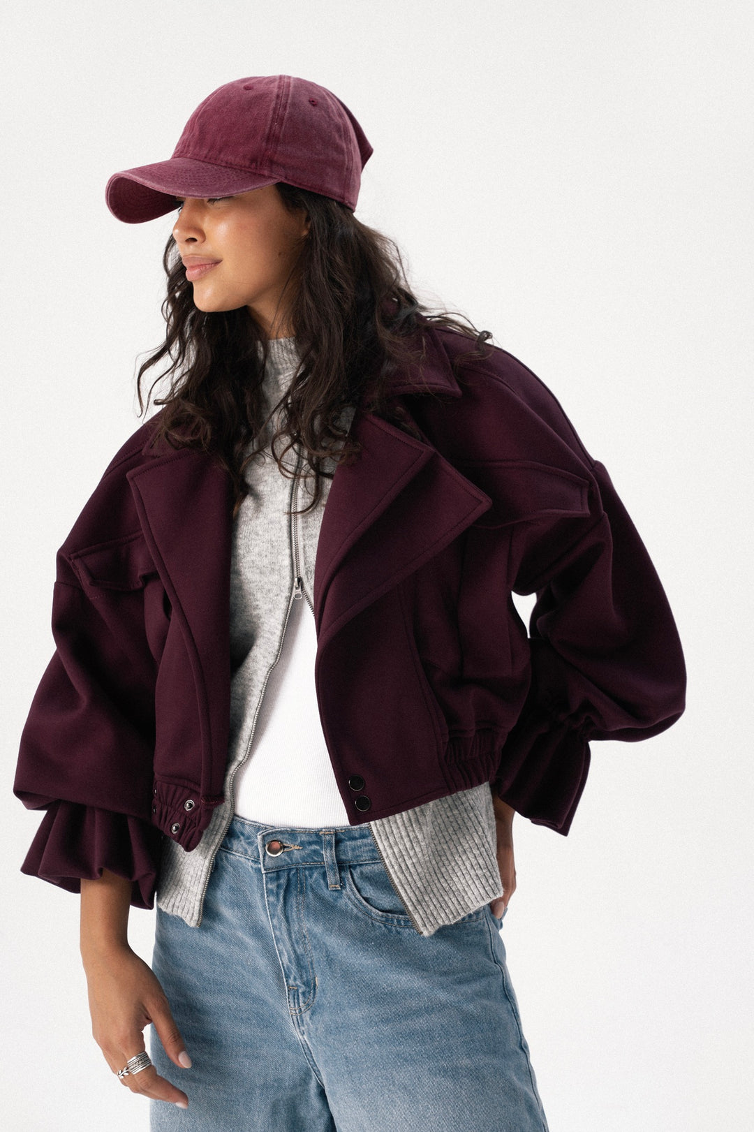The Winter Cuff Cropped Jacket