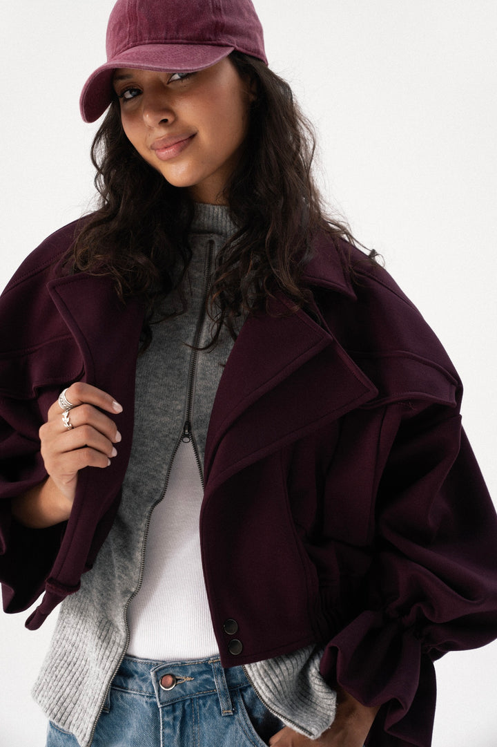 The Winter Cuff Cropped Jacket