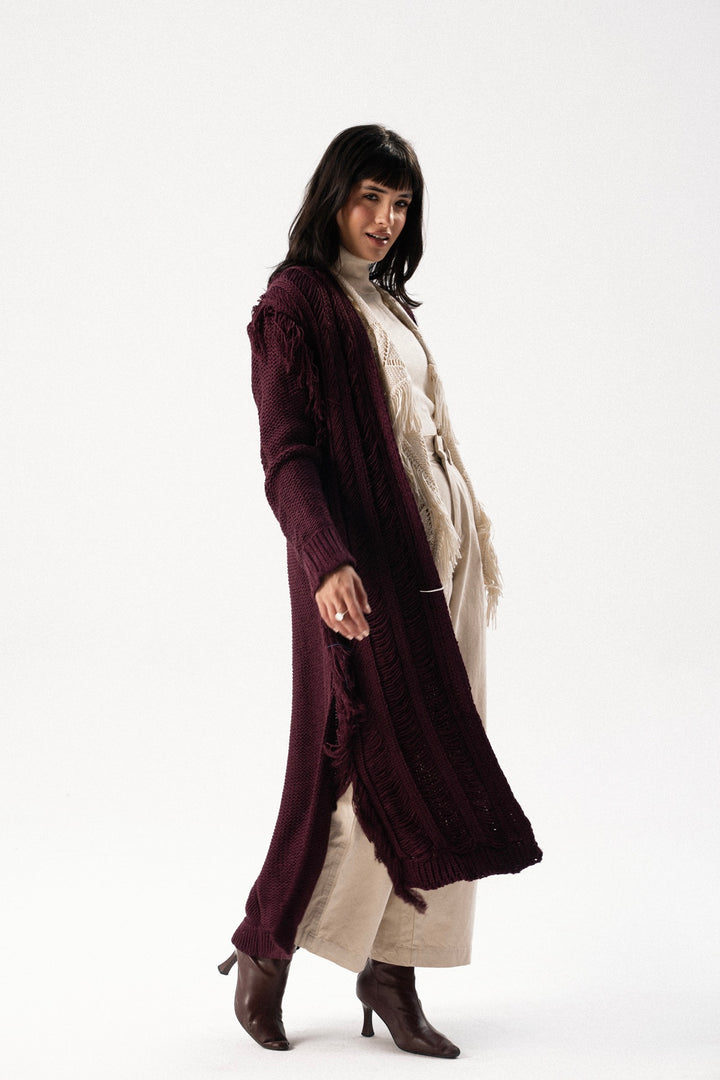 Handwoven Knit Cardigan