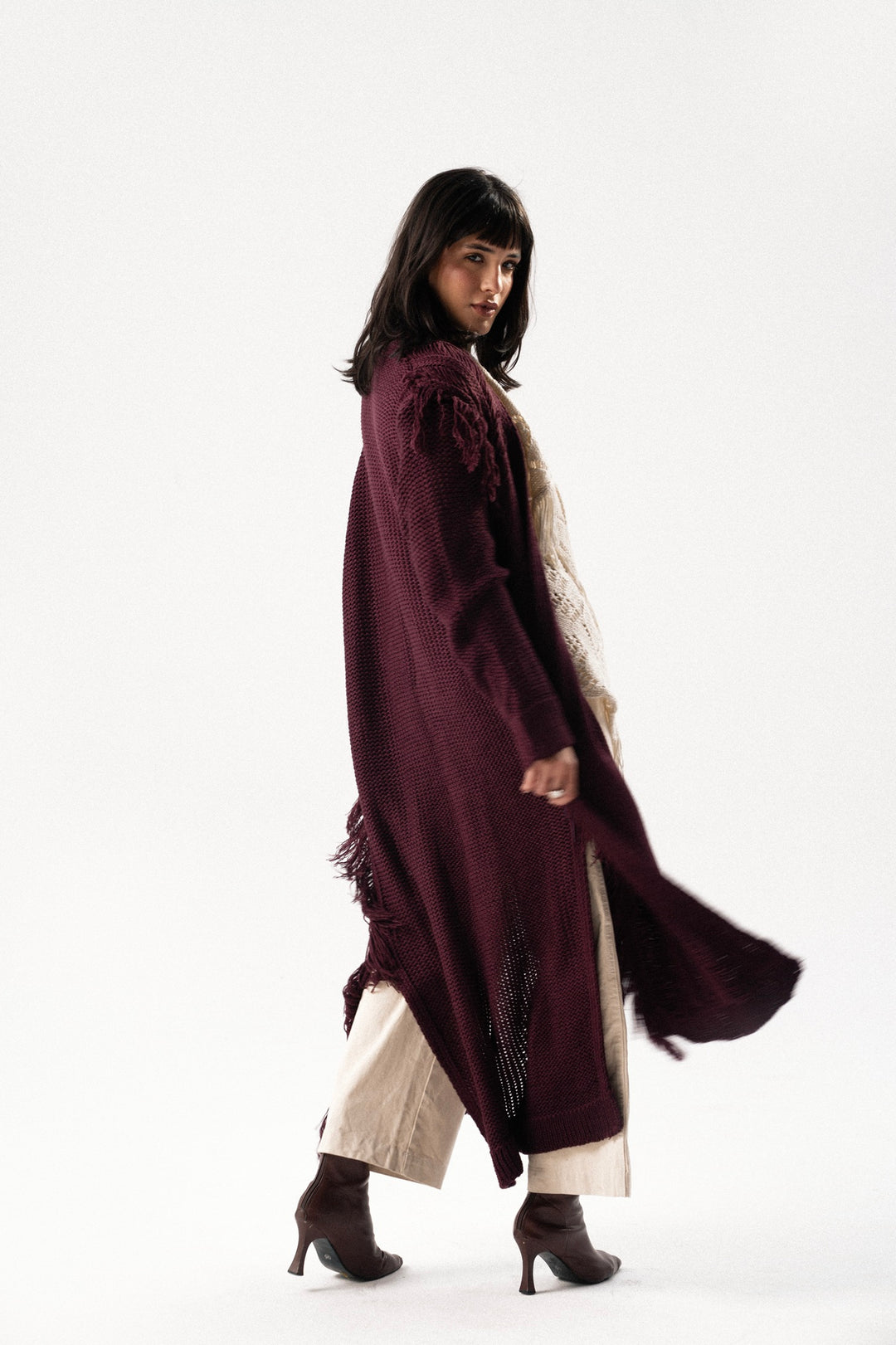 Handwoven Knit Cardigan