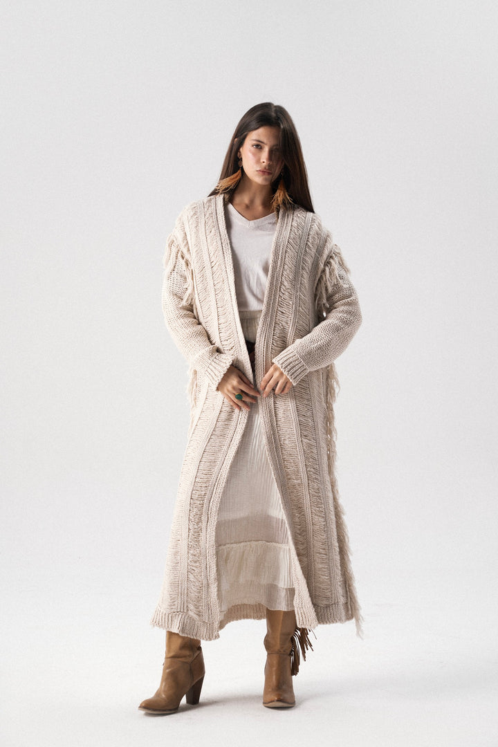 Handwoven Knit Cardigan