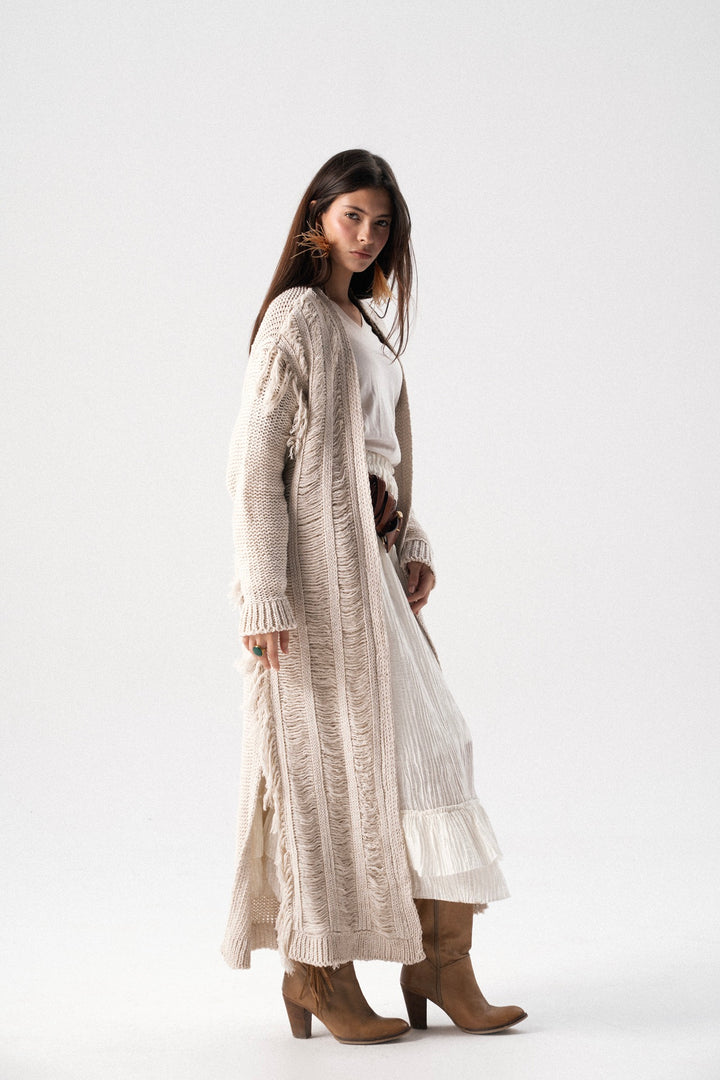 Handwoven Knit Cardigan