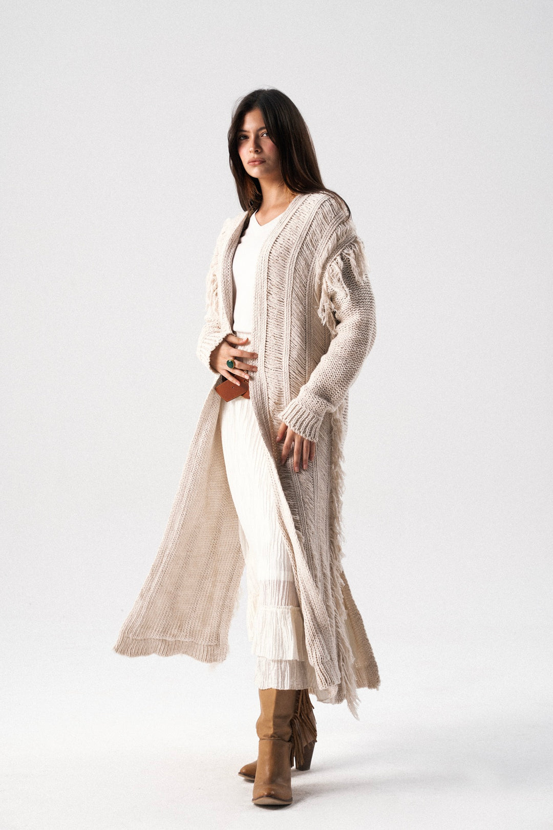 Handwoven Knit Cardigan