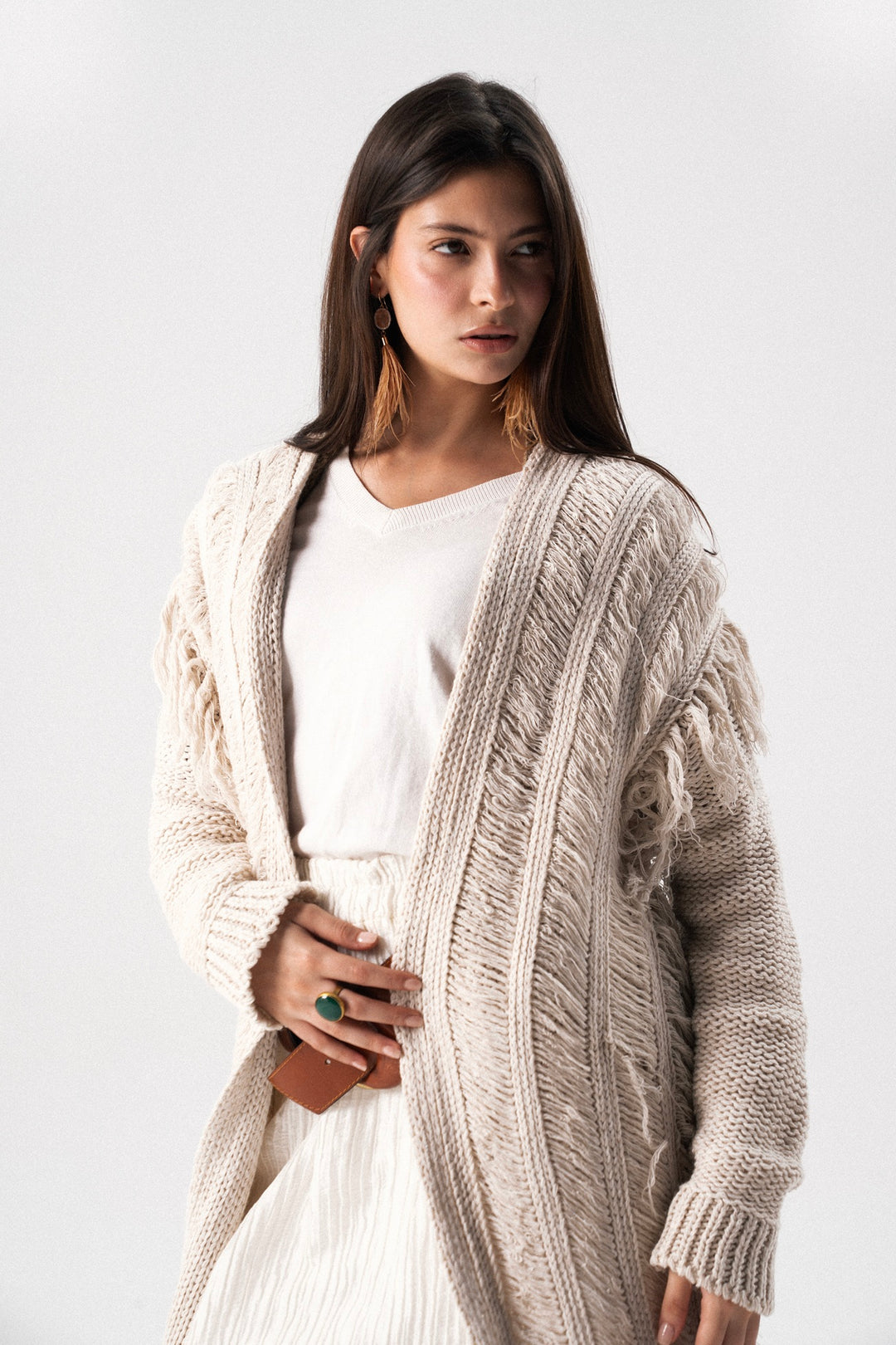 Handwoven Knit Cardigan