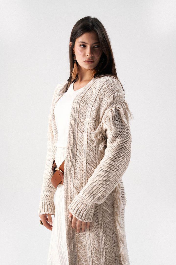 Handwoven Knit Cardigan