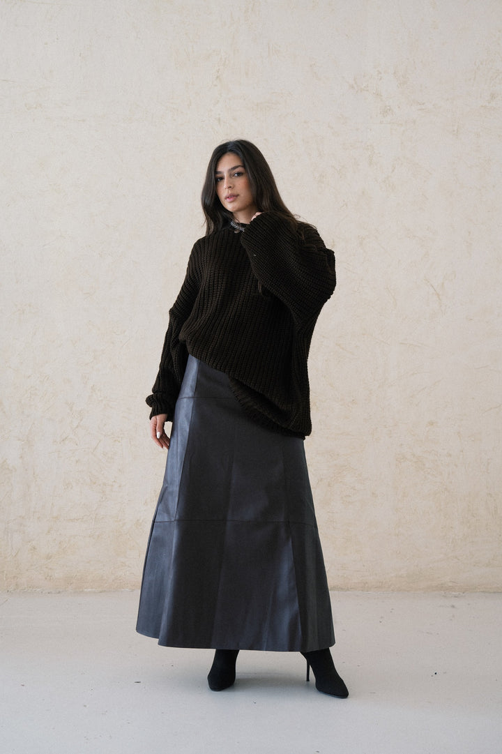 OVERSIZED KNIT PULLOVER -Pre Order