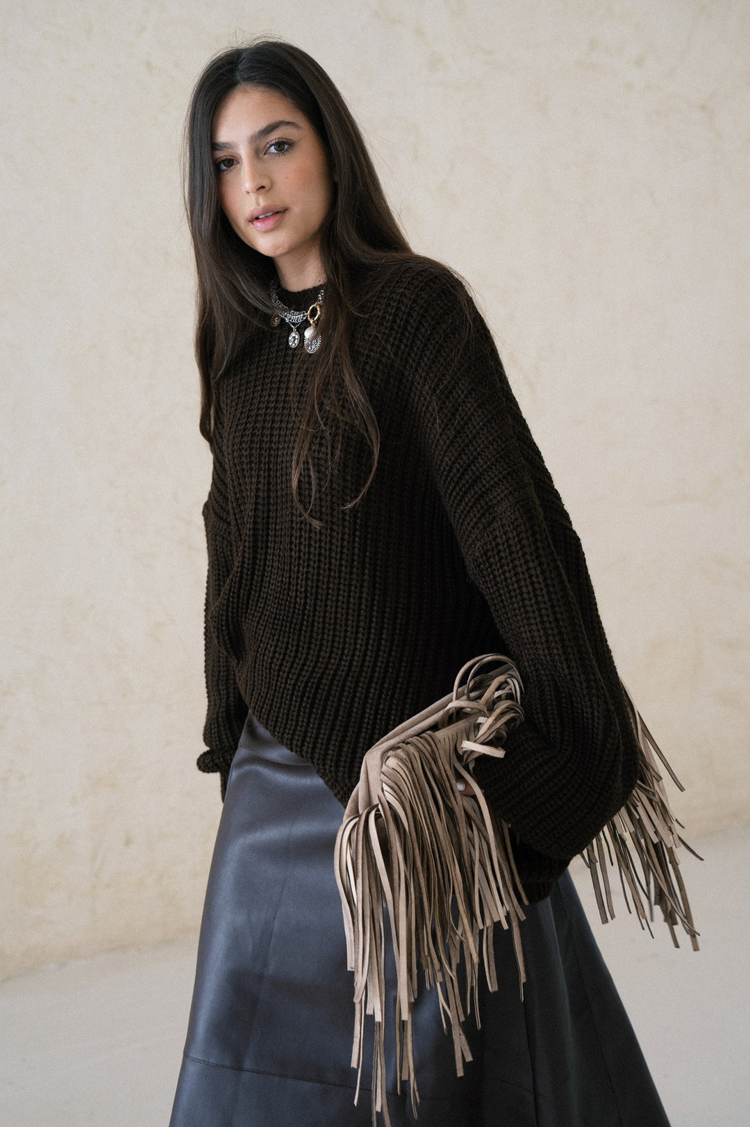 OVERSIZED KNIT PULLOVER -Pre Order