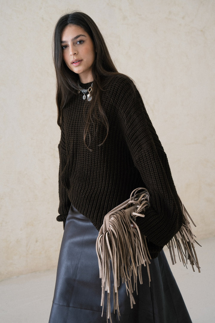 OVERSIZED KNIT PULLOVER -Pre Order