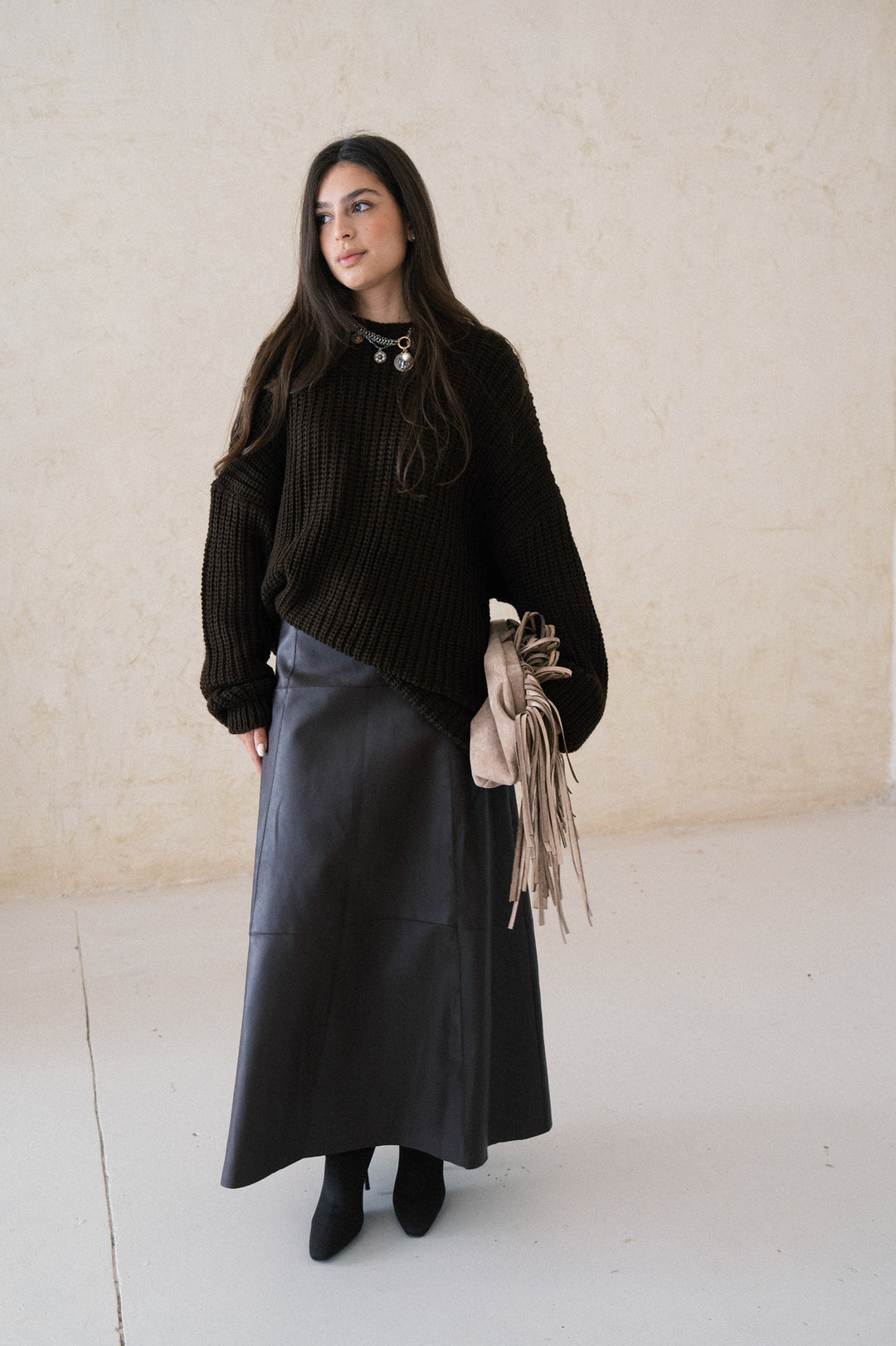 OVERSIZED KNIT PULLOVER -Pre Order