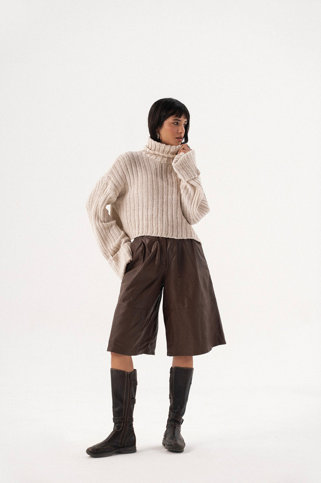 Cozy Cropped Pullover