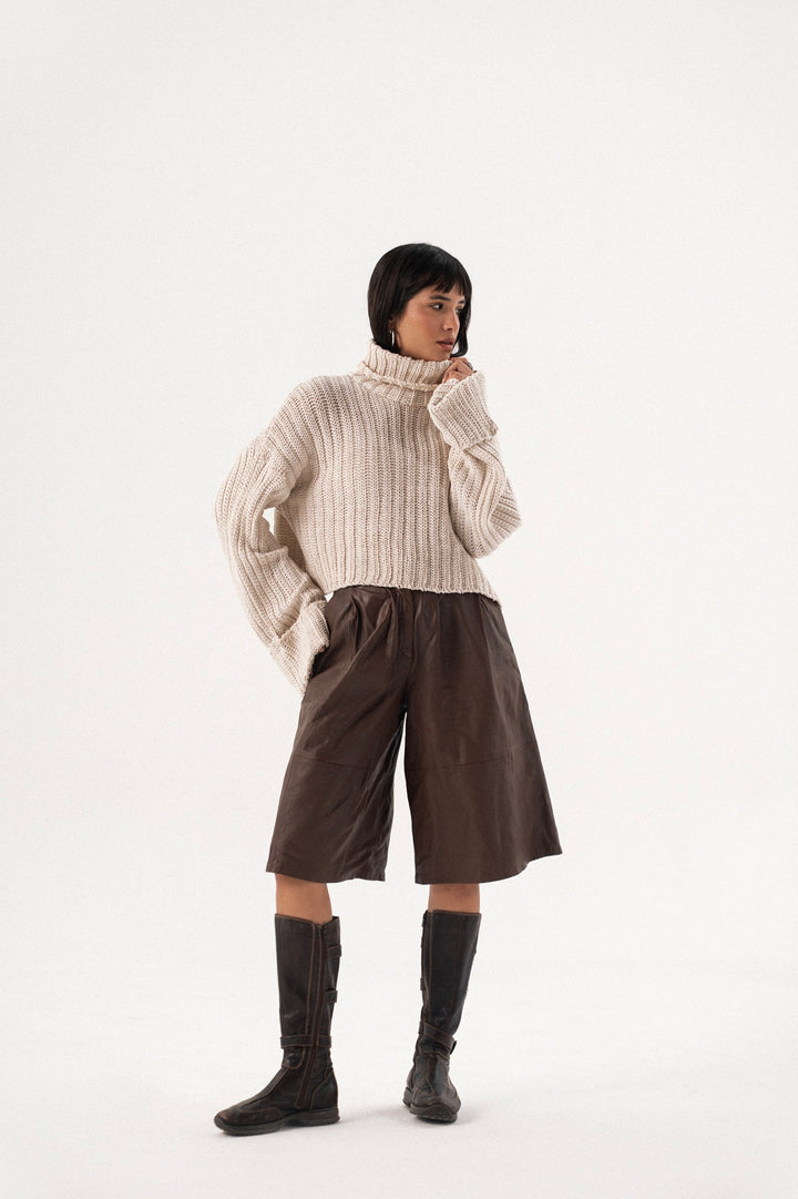 Cozy Cropped Pullover