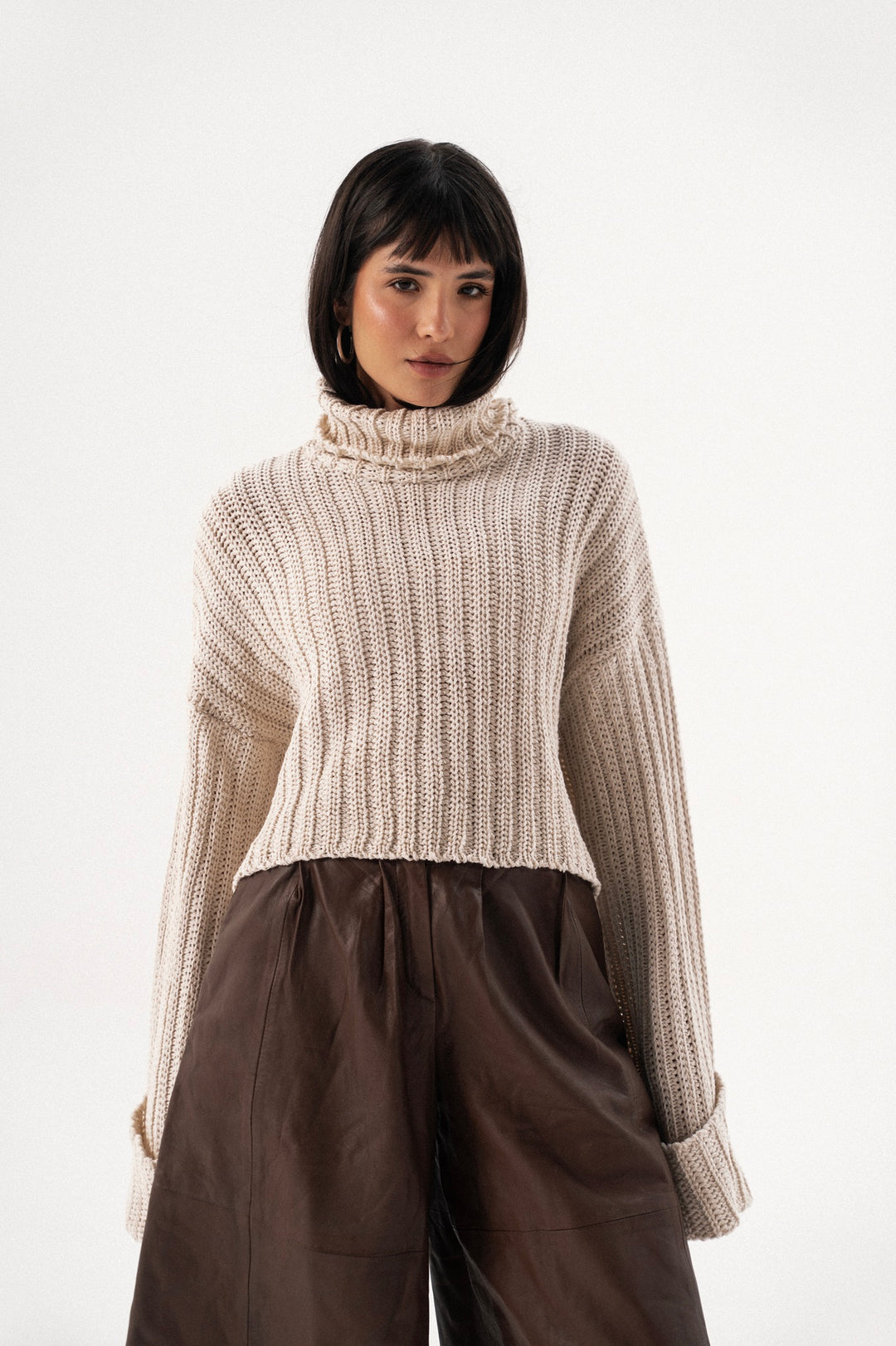 Cozy Cropped Pullover