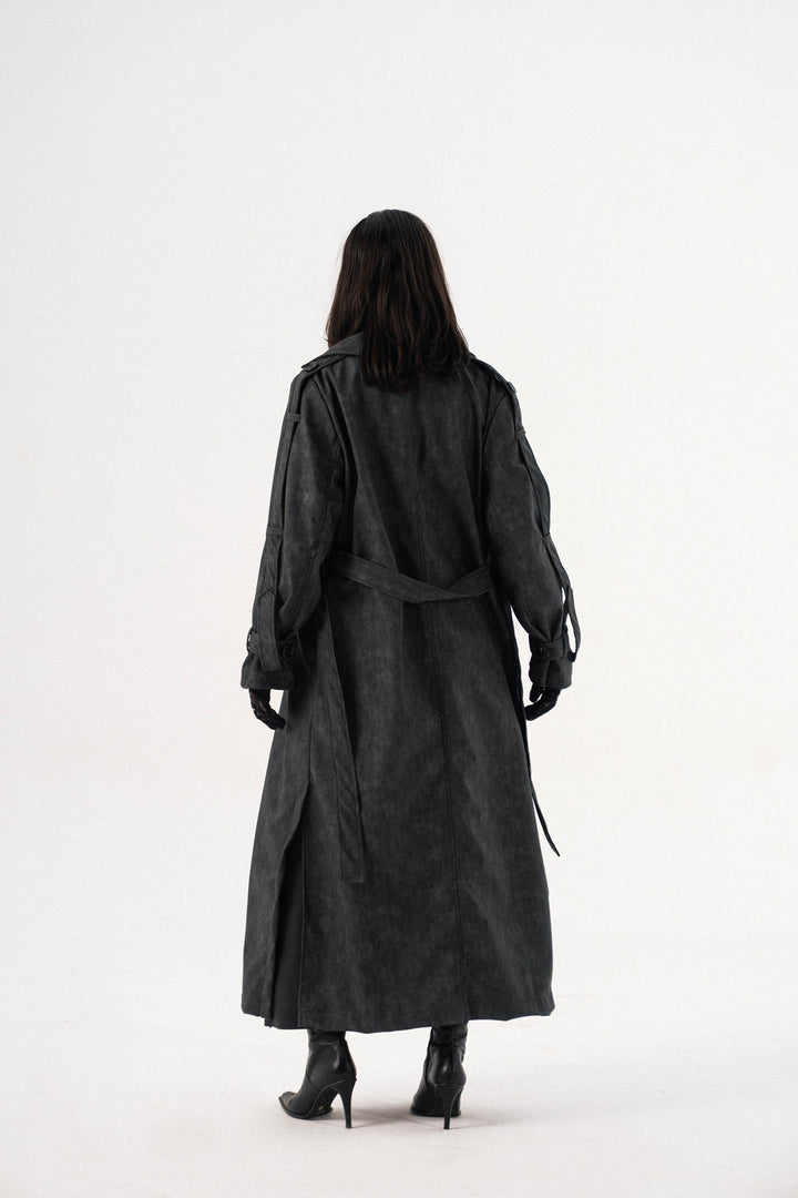 City Edge Leather Coat