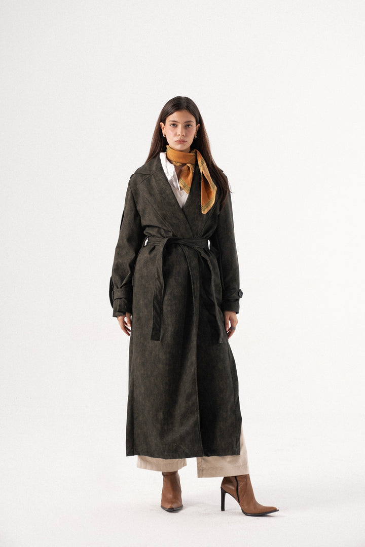 City Edge Leather Coat