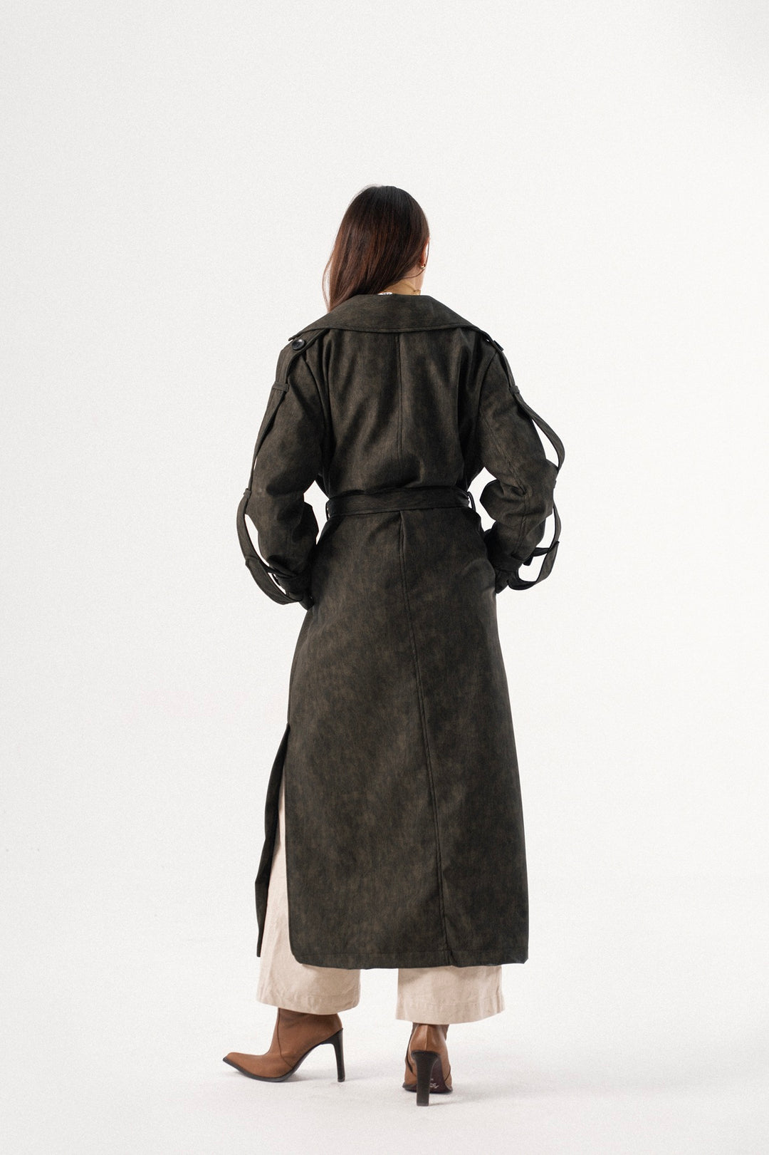City Edge Leather Coat