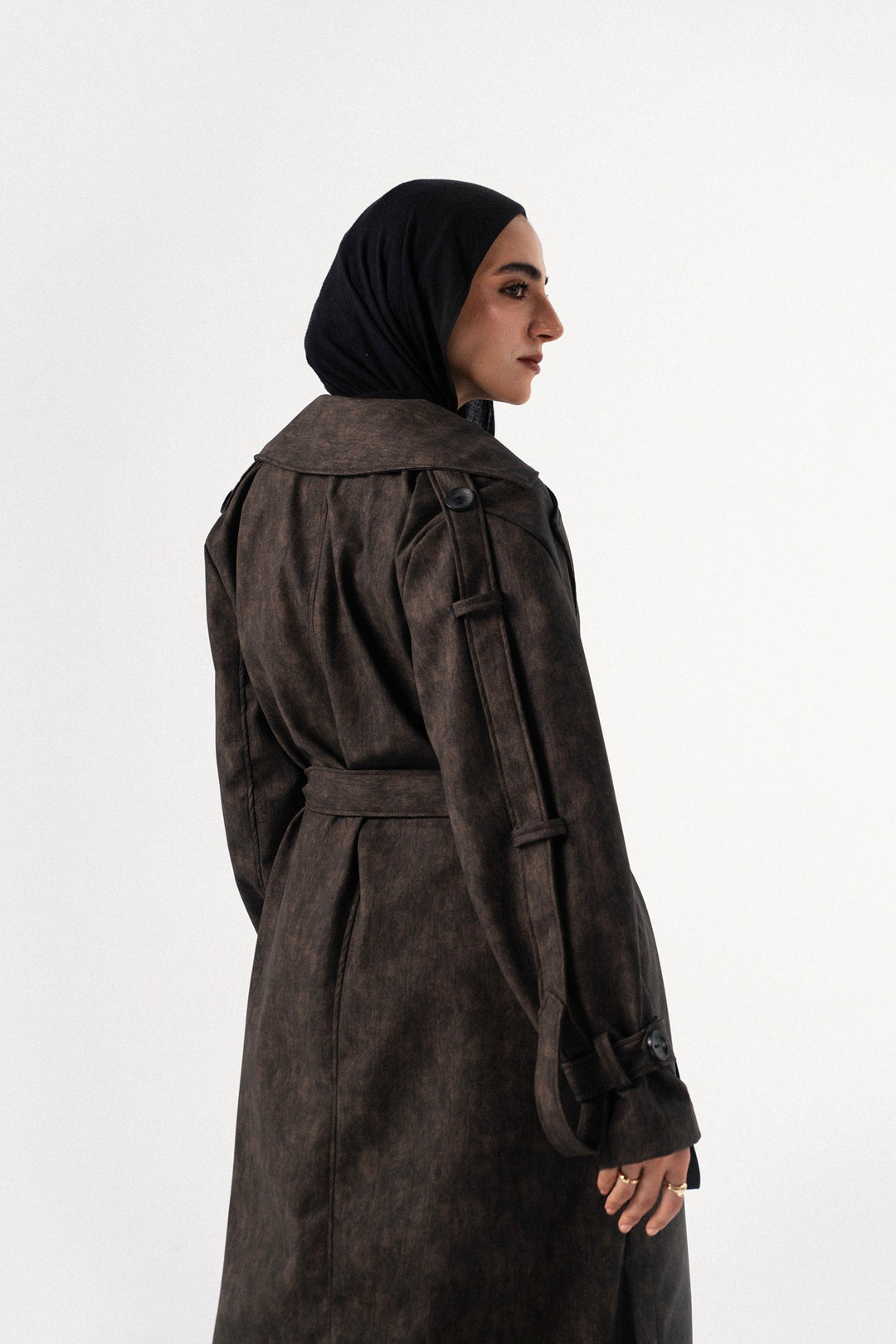 City Edge Leather Coat