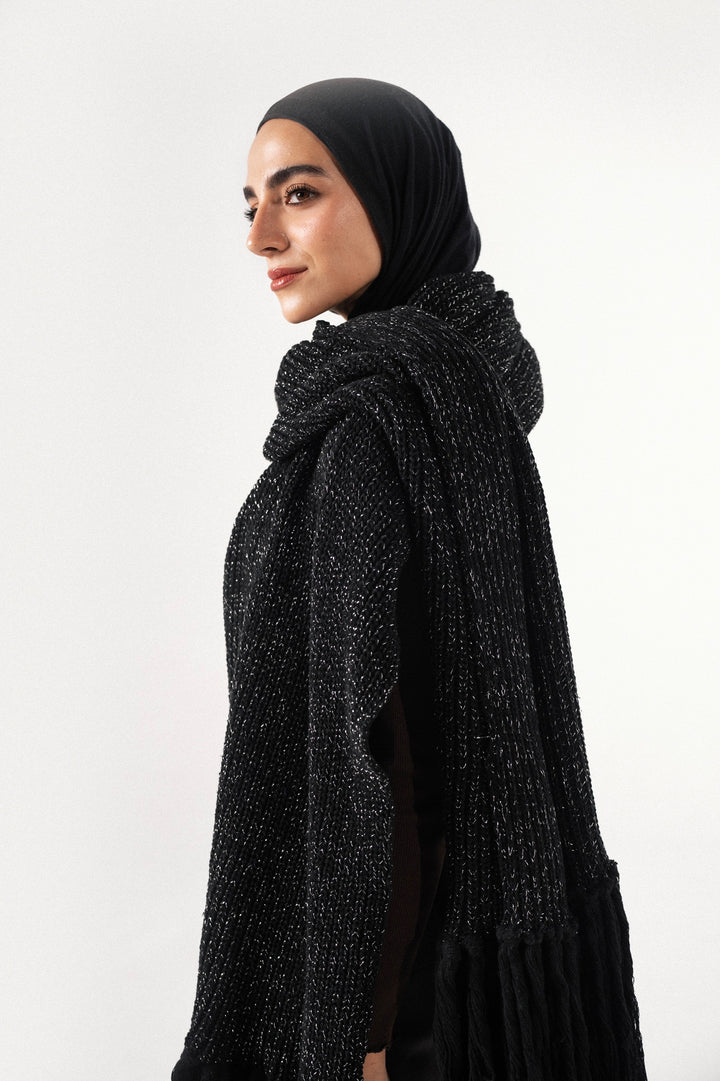 Shimmery Fringes Shawl