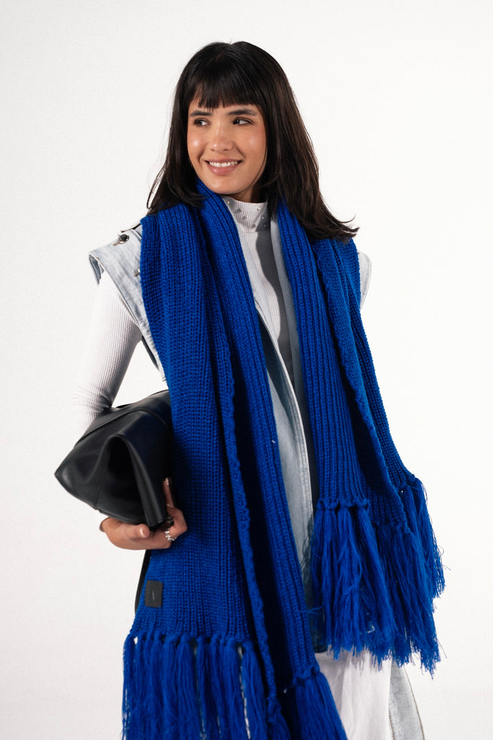 Bouclé Fringe Shawl