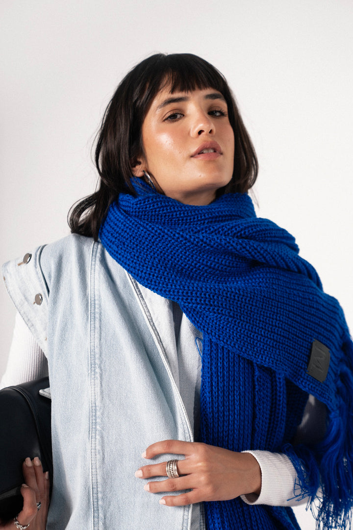 Bouclé Fringe Shawl