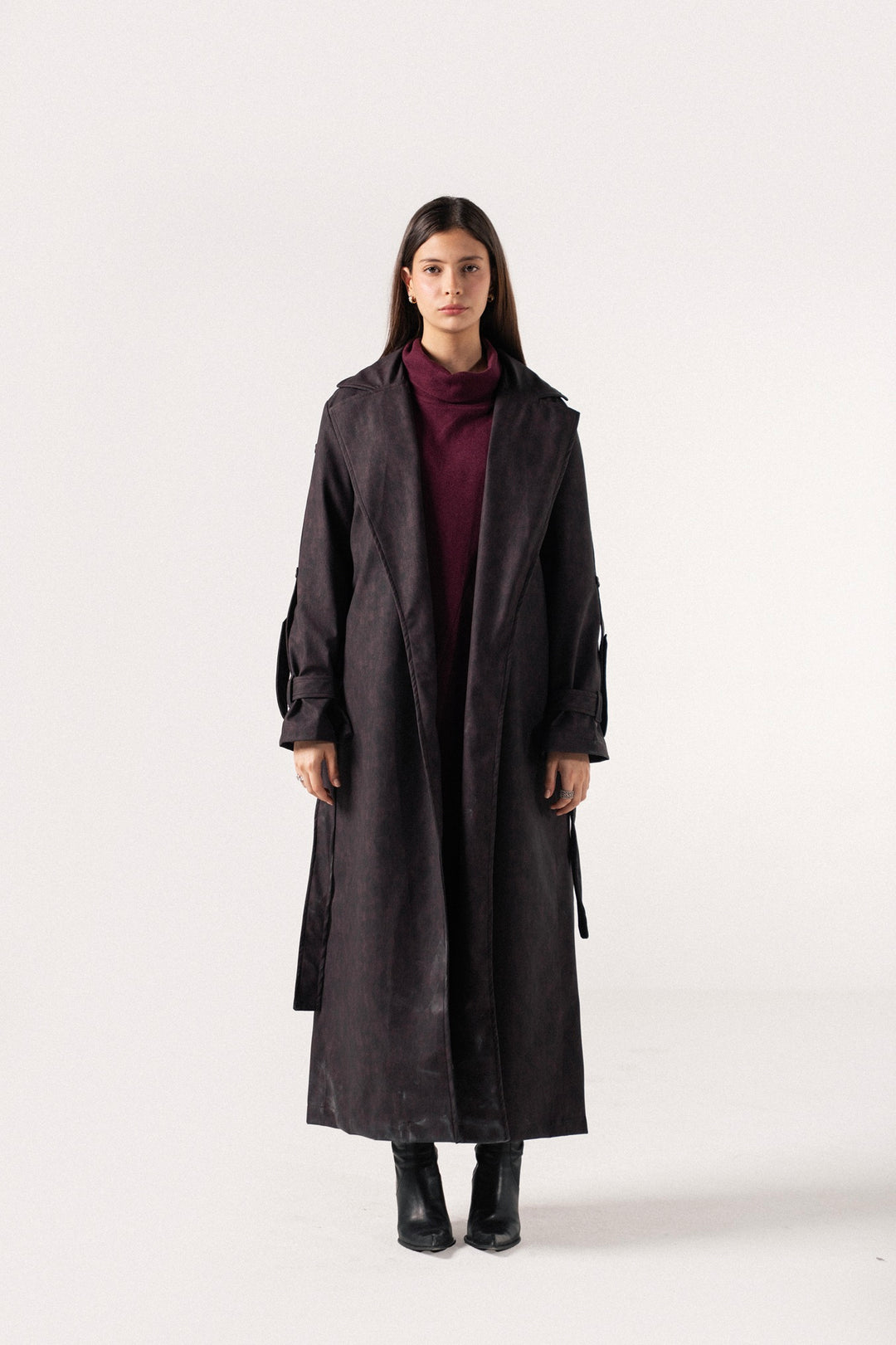 City Edge Leather Coat