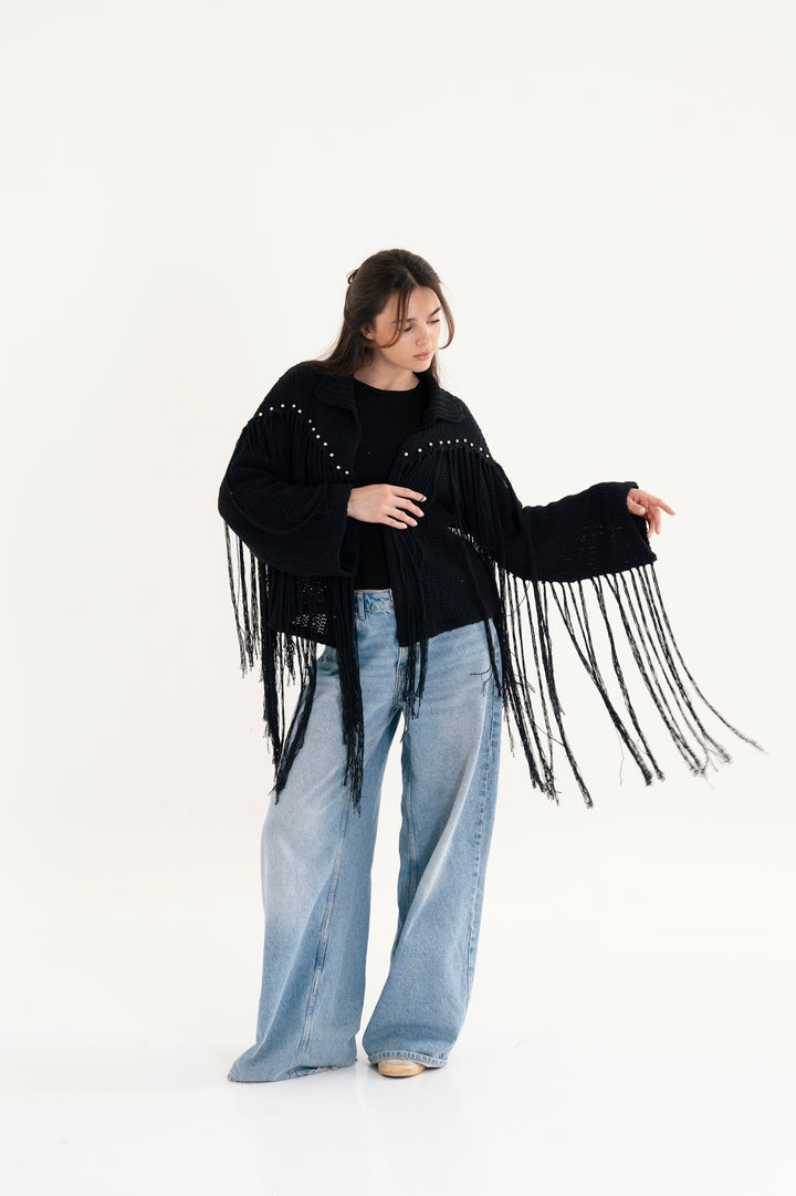 The Studded Fringes Jacket