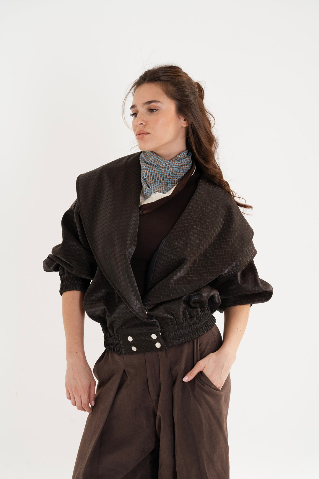 The Textured Leather Jacket