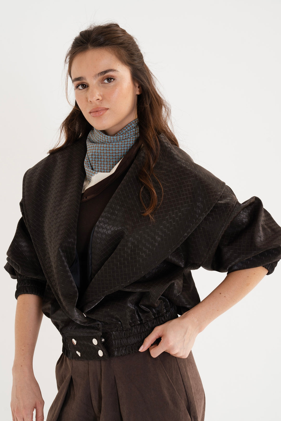 The Textured Leather Jacket