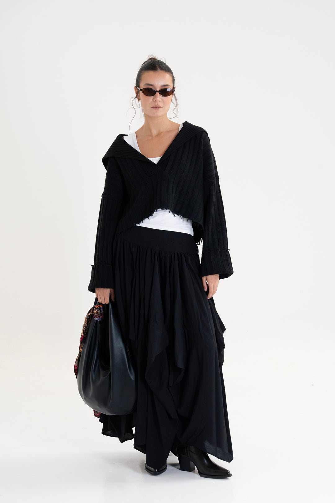 The Knit Sailor Collar Sweatar
