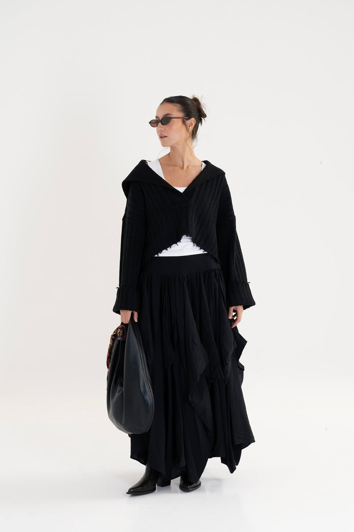 The Knit Sailor Collar Sweatar