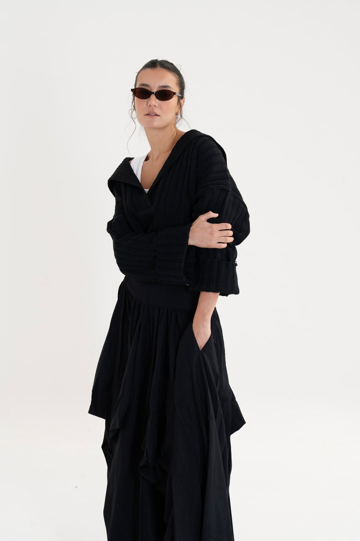 The Knit Sailor Collar Sweatar