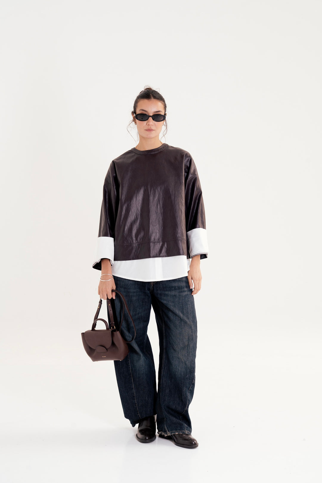 The Layered Leather Top