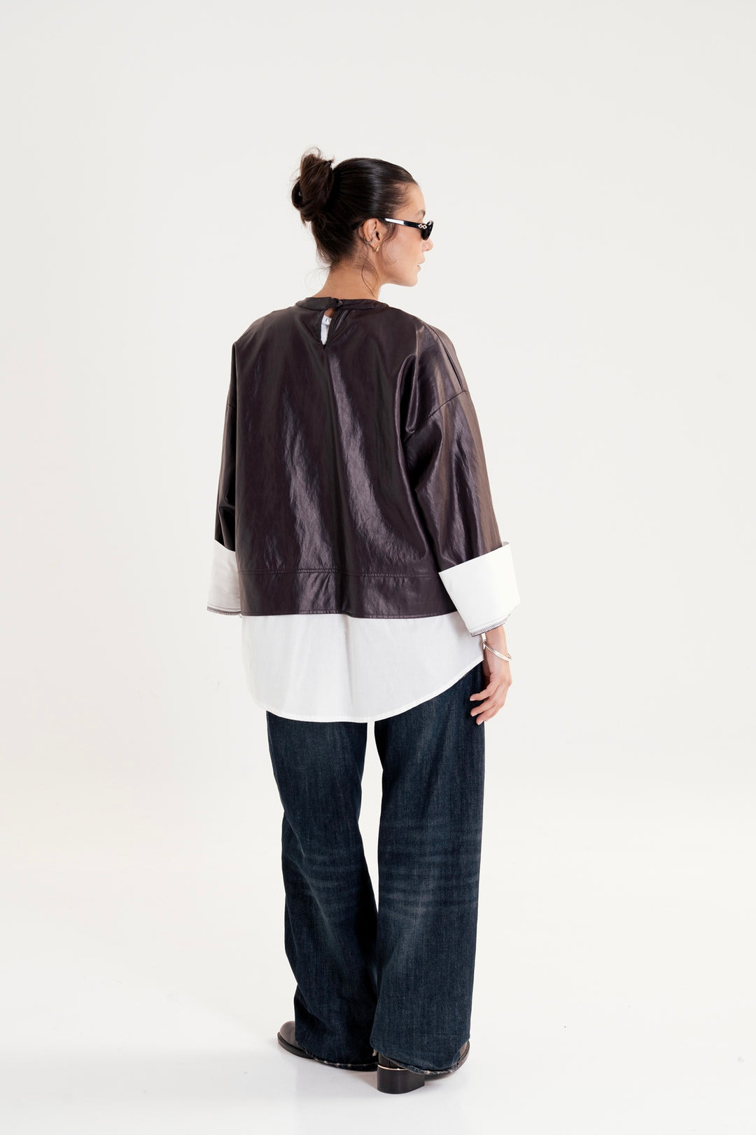 The Layered Leather Top