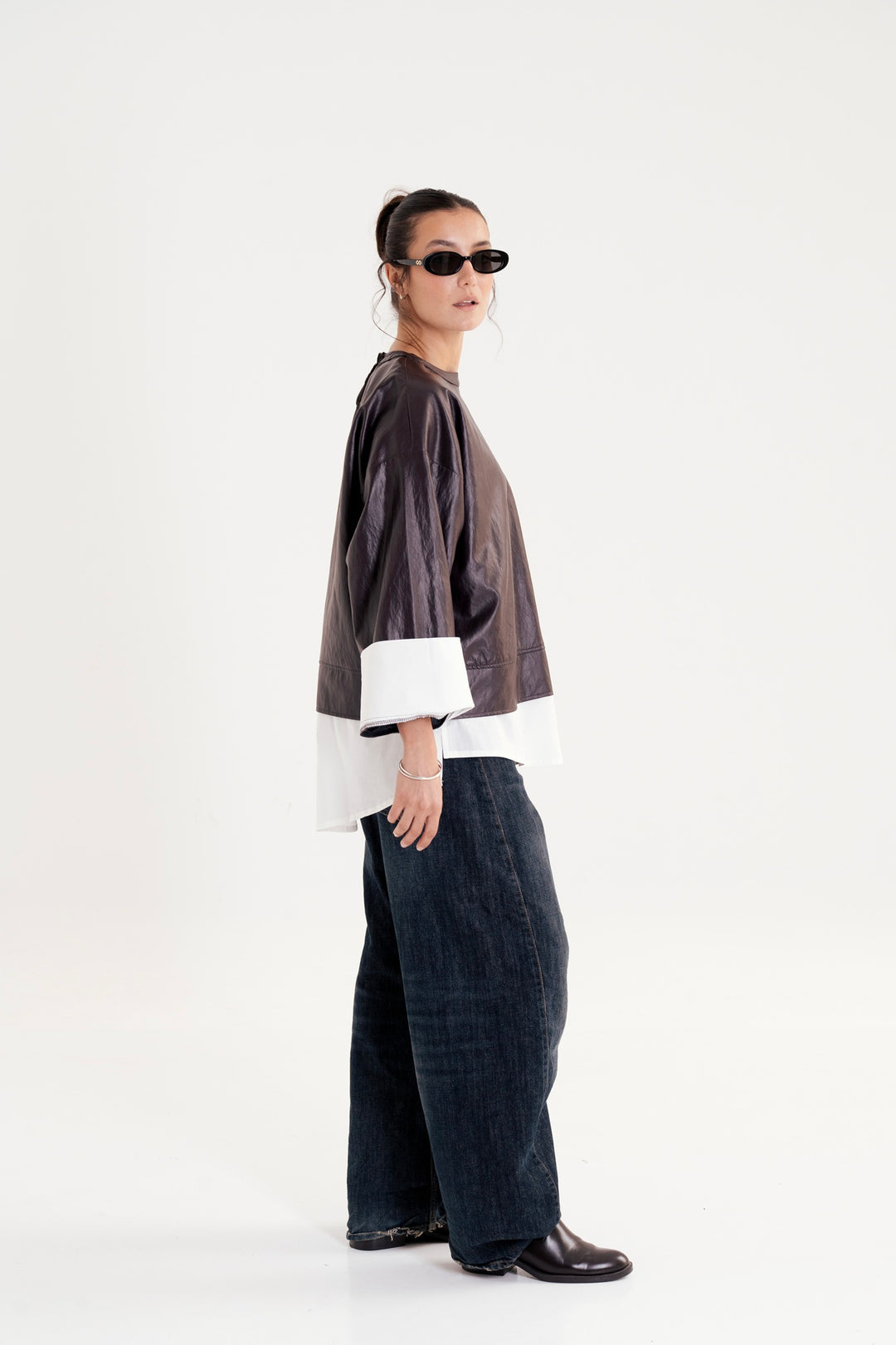 The Layered Leather Top