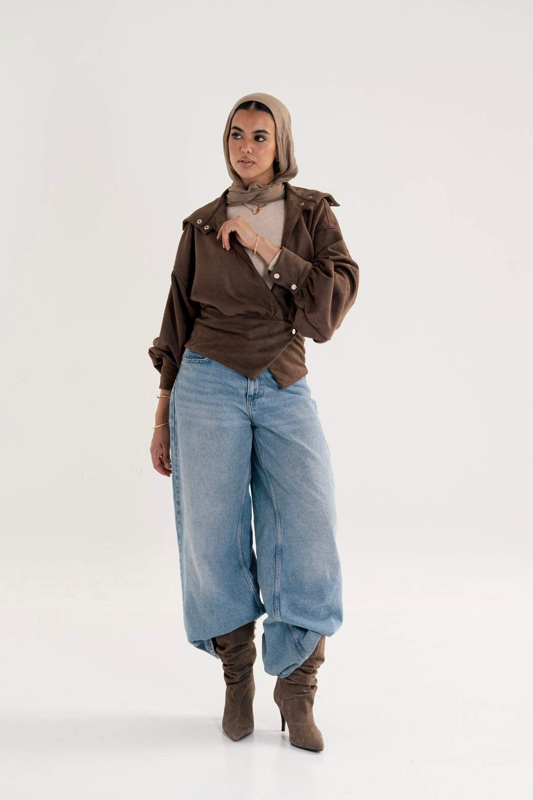 The Suede Corsette Jacket