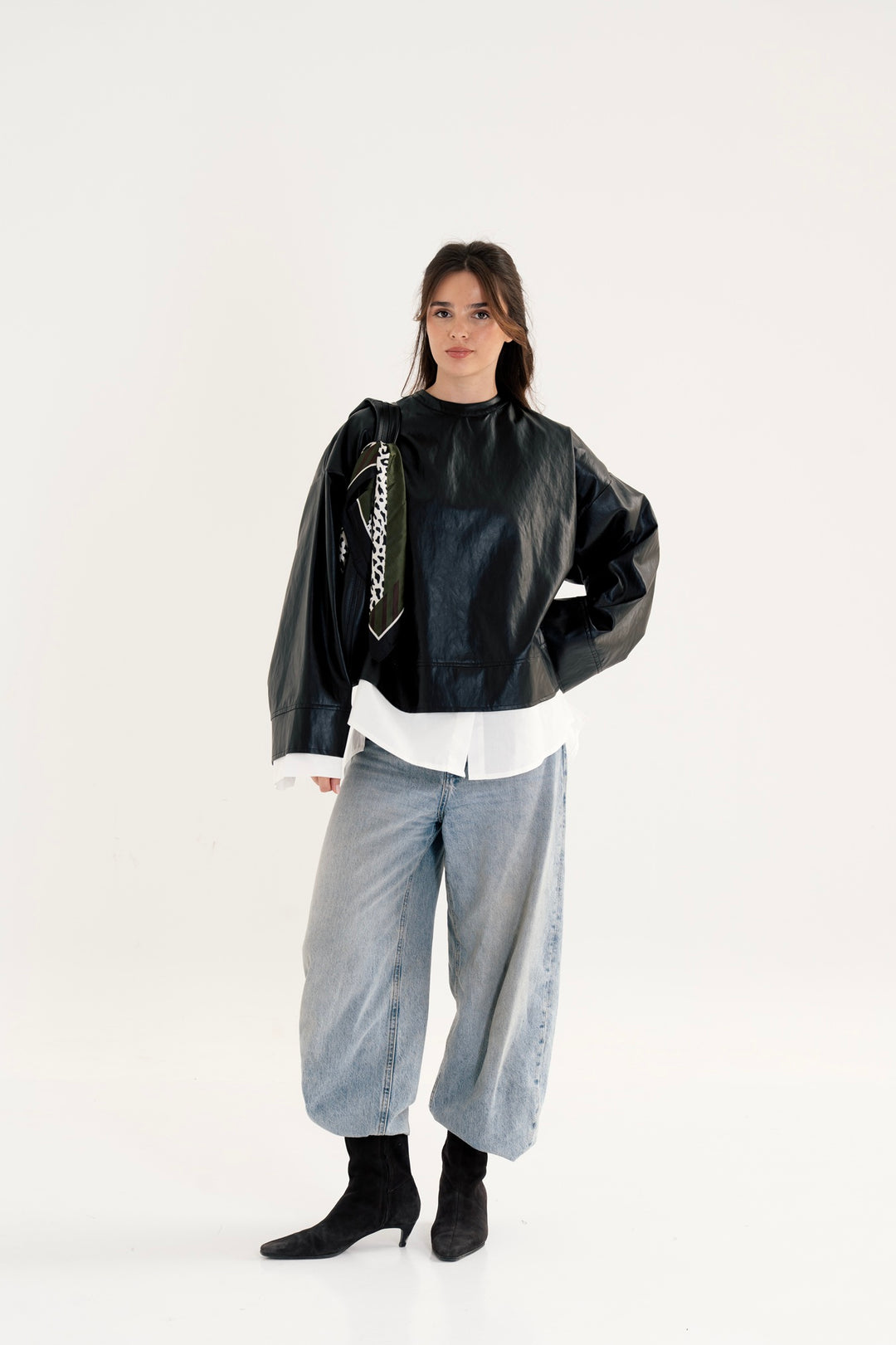 The Layered Leather Top