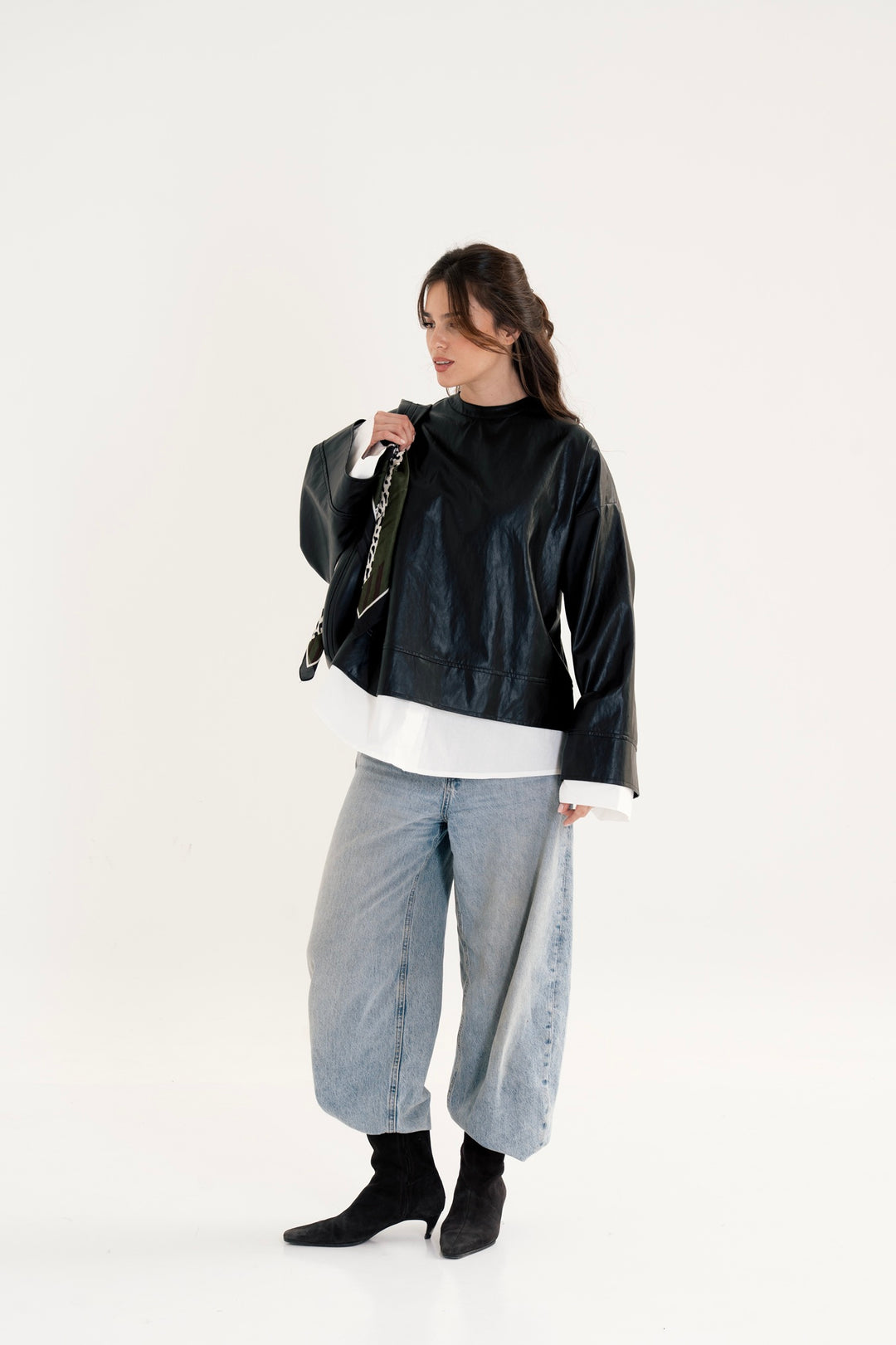 The Layered Leather Top