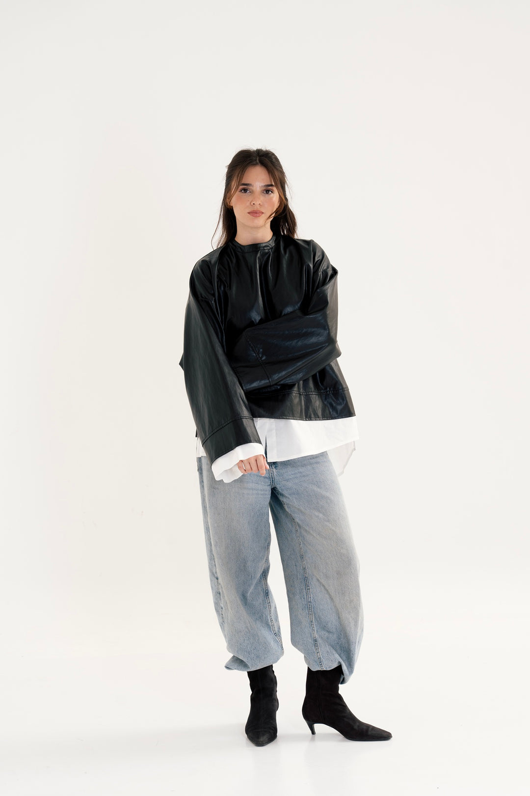 The Layered Leather Top