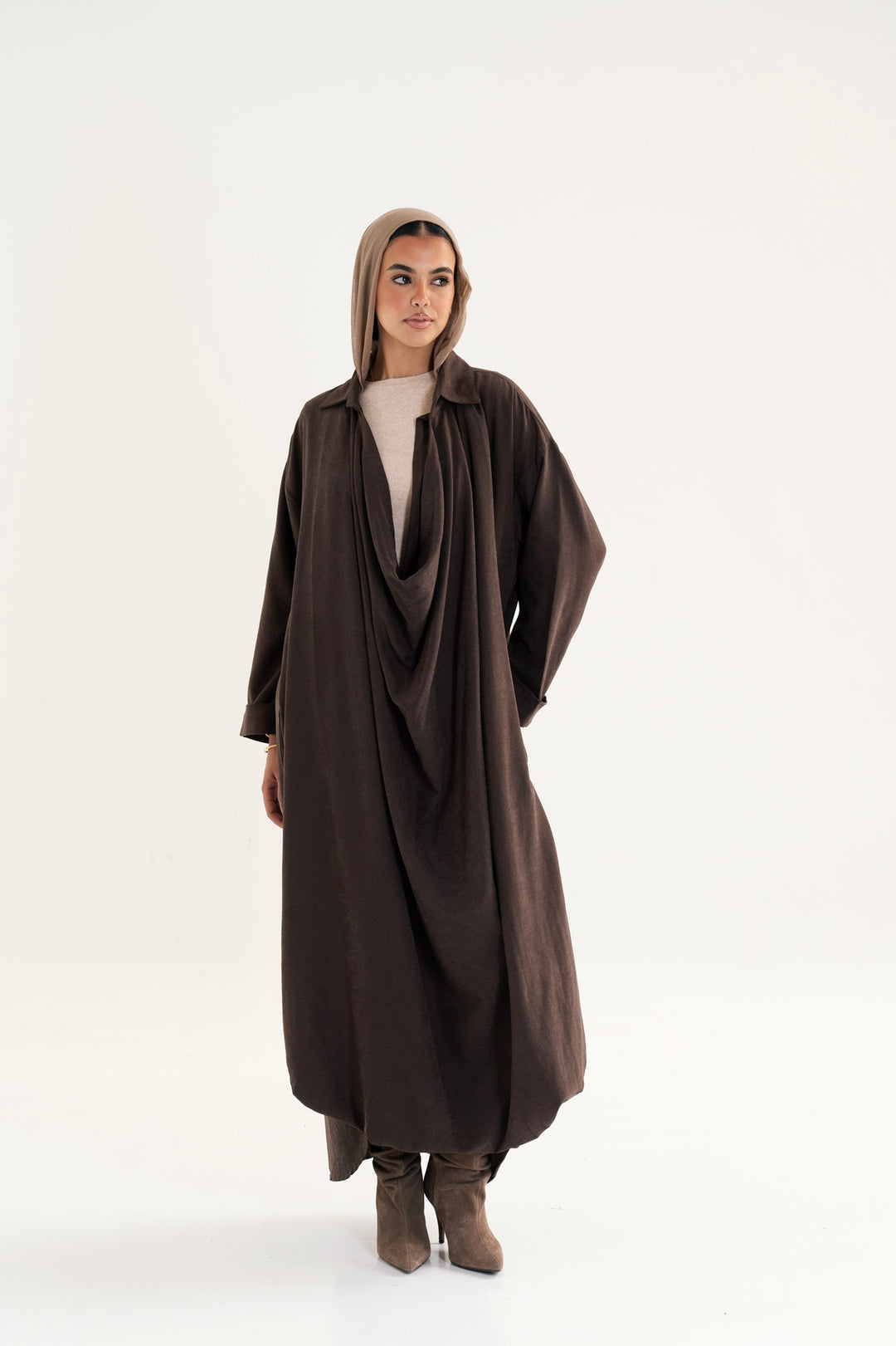 The Draped Balloon Dress