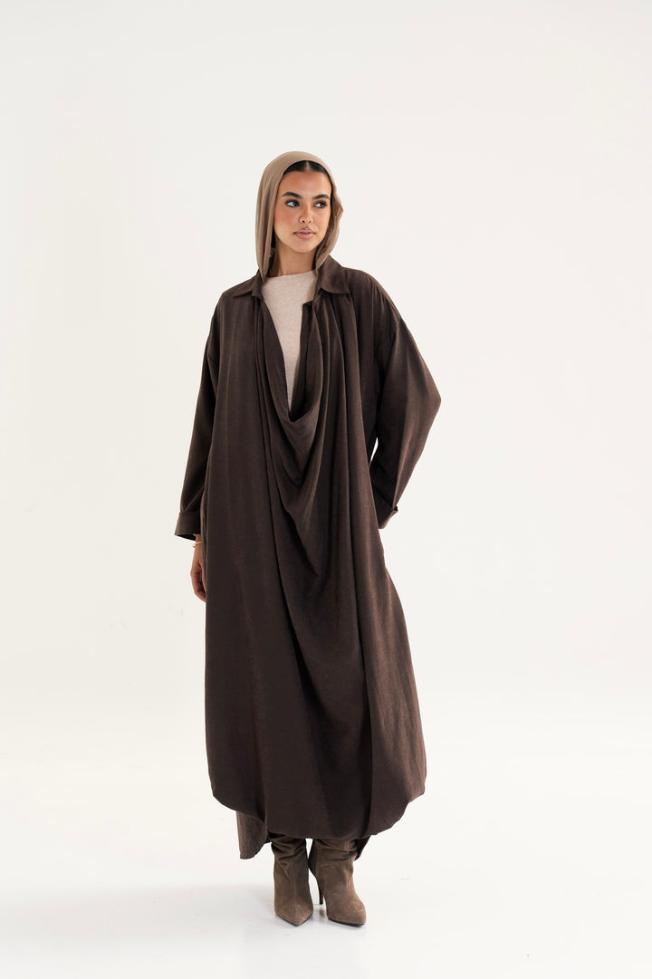 The Draped Balloon Dress