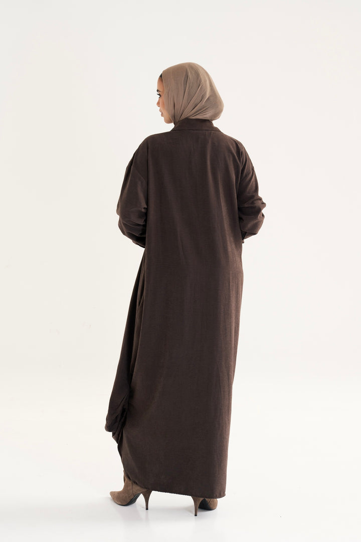 The Draped Balloon Dress