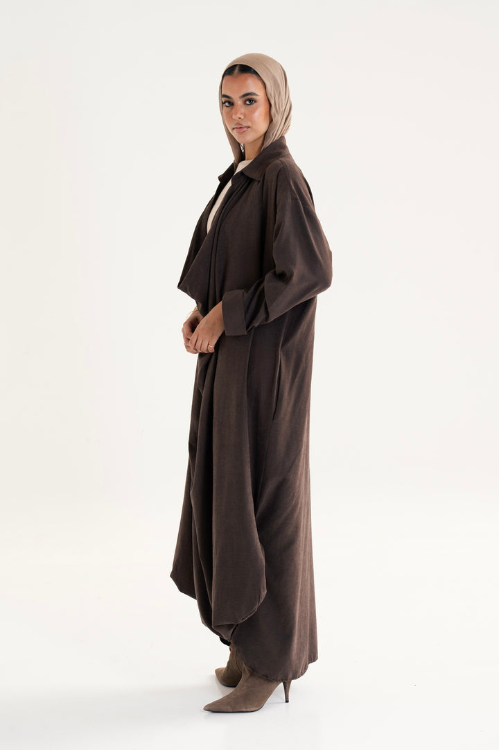 The Draped Balloon Dress