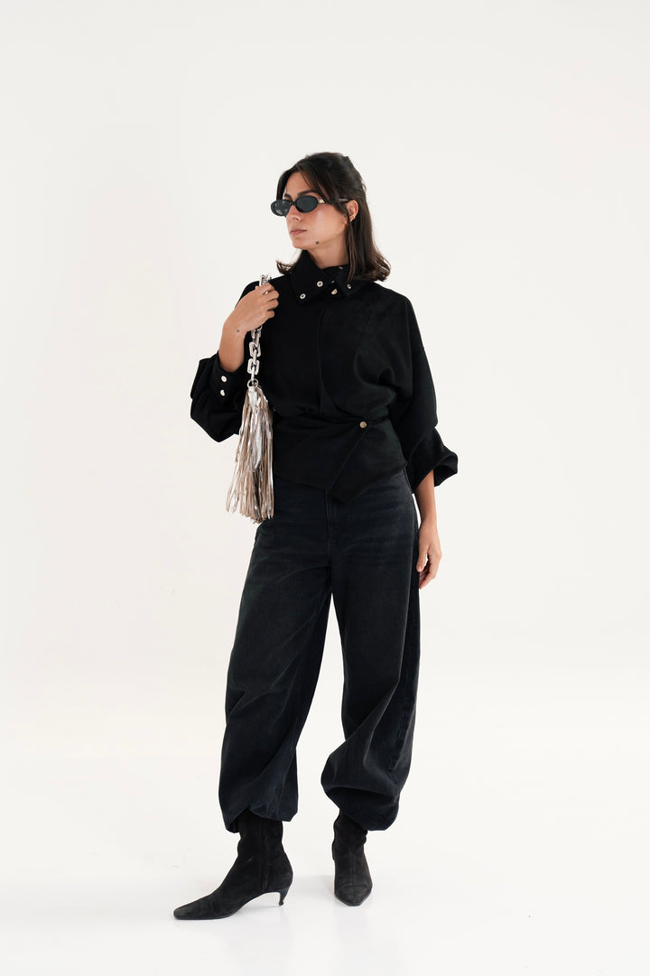 The Suede Corsette Jacket